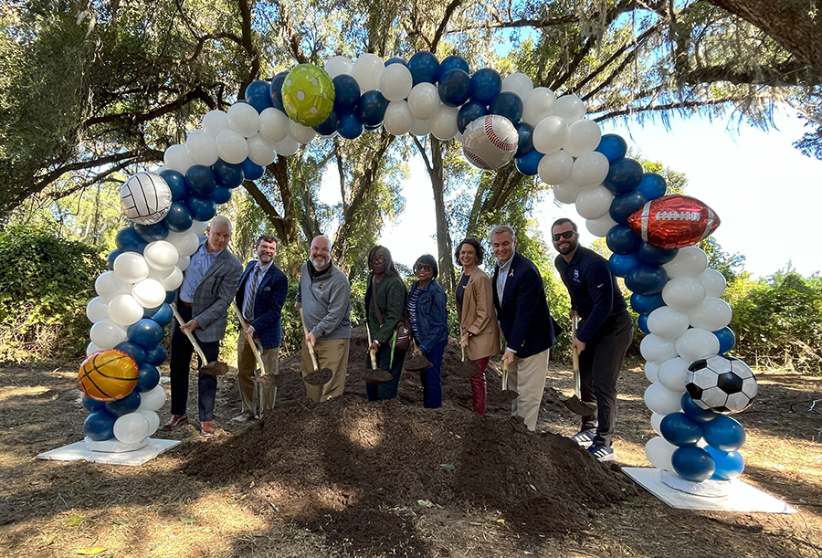 Officials break ground