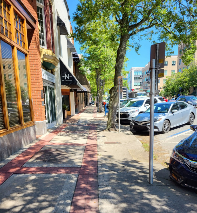 an image of a sidewalk in the area