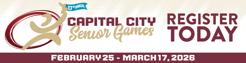 Capital City Senior Games: February 25 to March 17, 2026